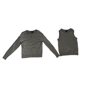 Banana Republic Women’s Grey Crewneck Sweater Set